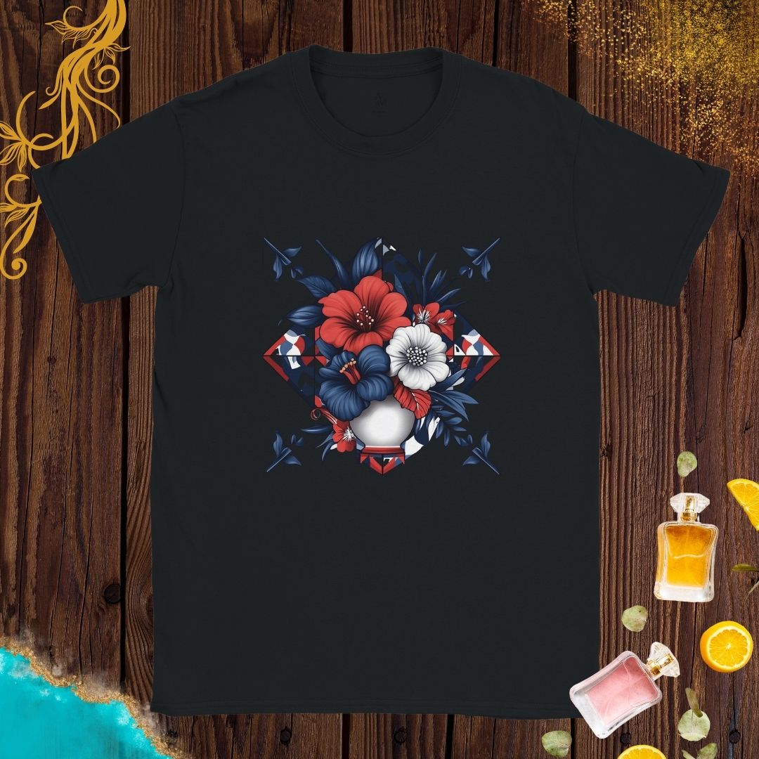 Cultures from around the world T-shirt: Traditional Flowers