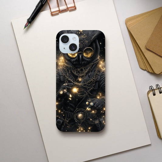Mystic Owl Golden Goggles iPhone Tough Case - ROMAG Store