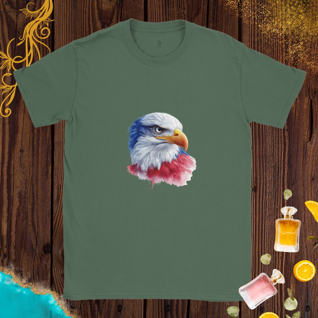 Cultures from around the world T-shirt: American eagle