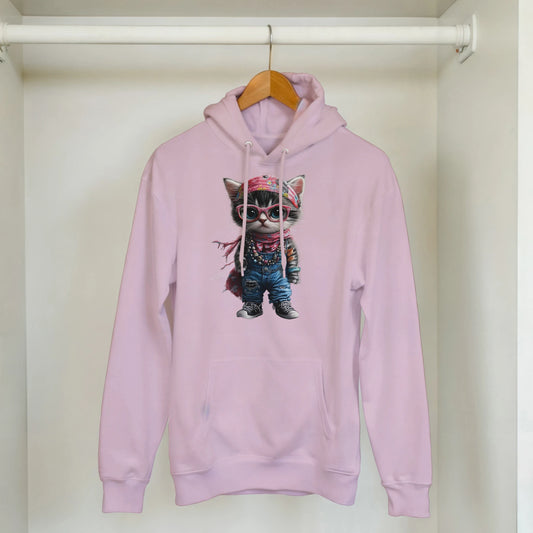 Boho Chic Cat Hoodie - ROMAG Store