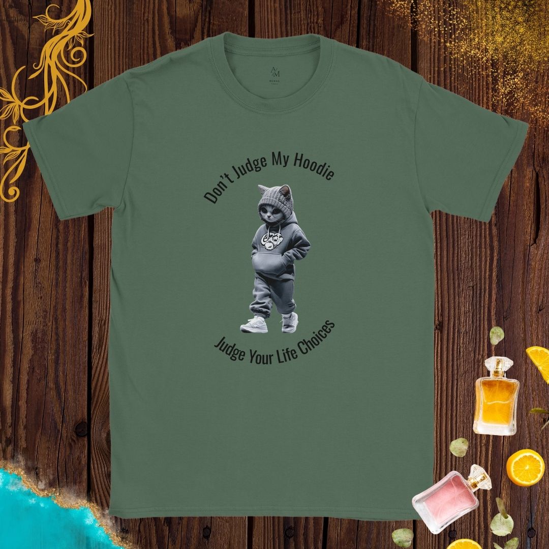 Cat with attitude at Animals Fashion Week T-shirt