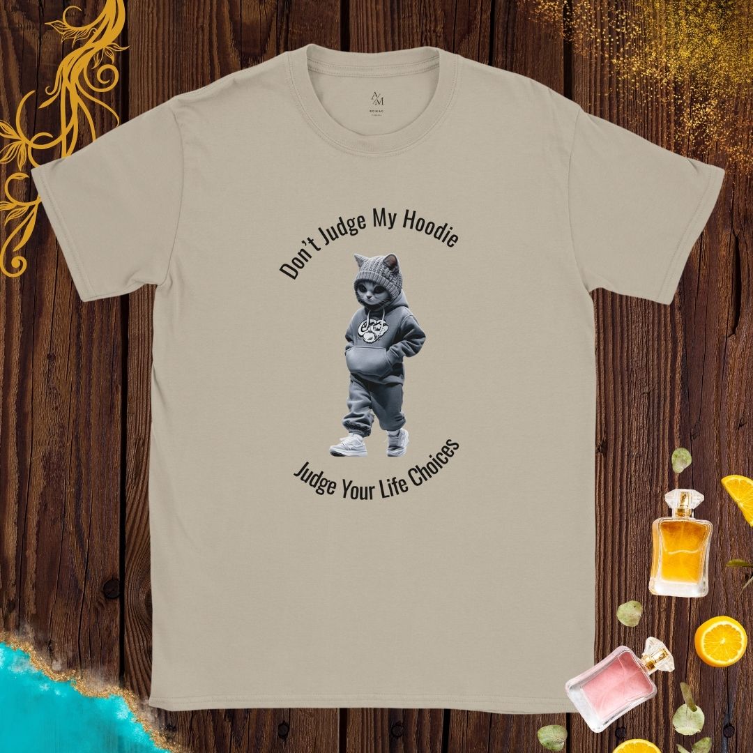 Cat with attitude at Animals Fashion Week T-shirt