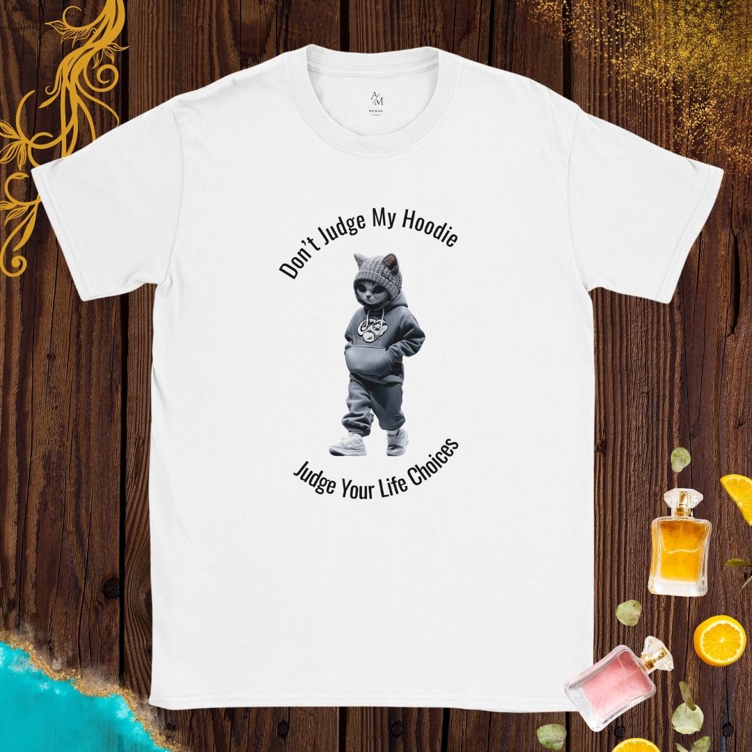 Cat with attitude at Animals Fashion Week T-shirt