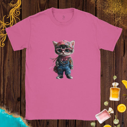 Girl Cat at Animals Fashion Week T-shirt