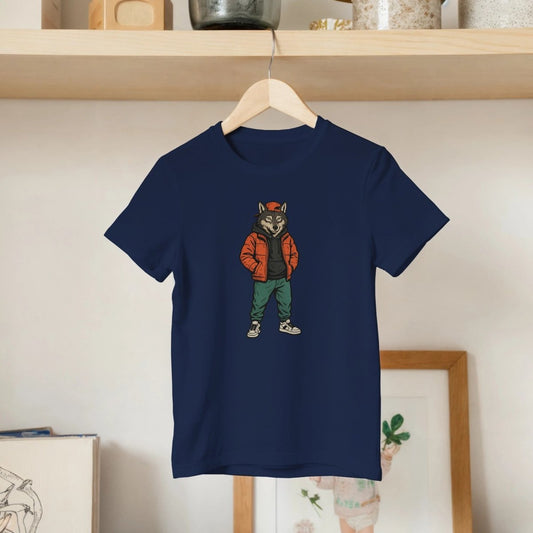 Cool Wolf Urban Style Kids T-shirt - ROMAG Store