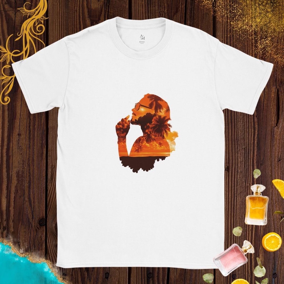 Cultures from around the world T-shirt: Sunset thinker