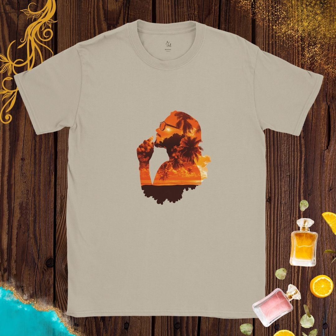 Cultures from around the world T-shirt: Sunset thinker