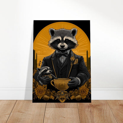 Luxury Raccoon Duo Canvas - ROMAG Store