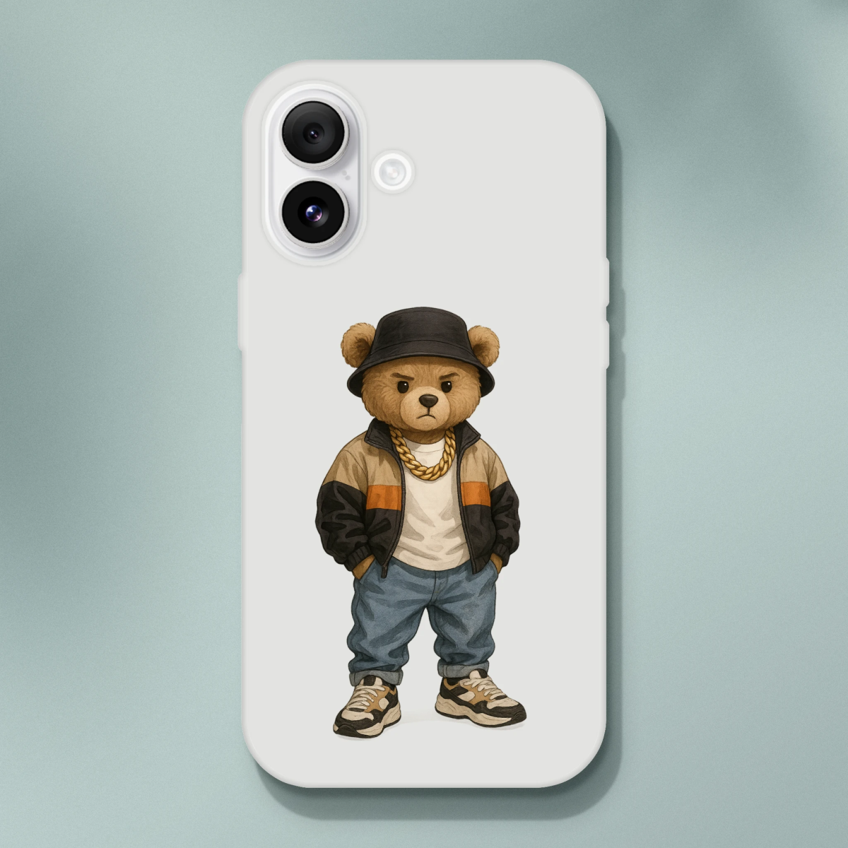 Cool Bear Urban Streetwear iPhone Flexi Case - ROMAG Store