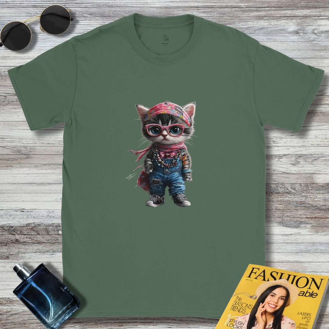 Girl Cat AFW T-shirt