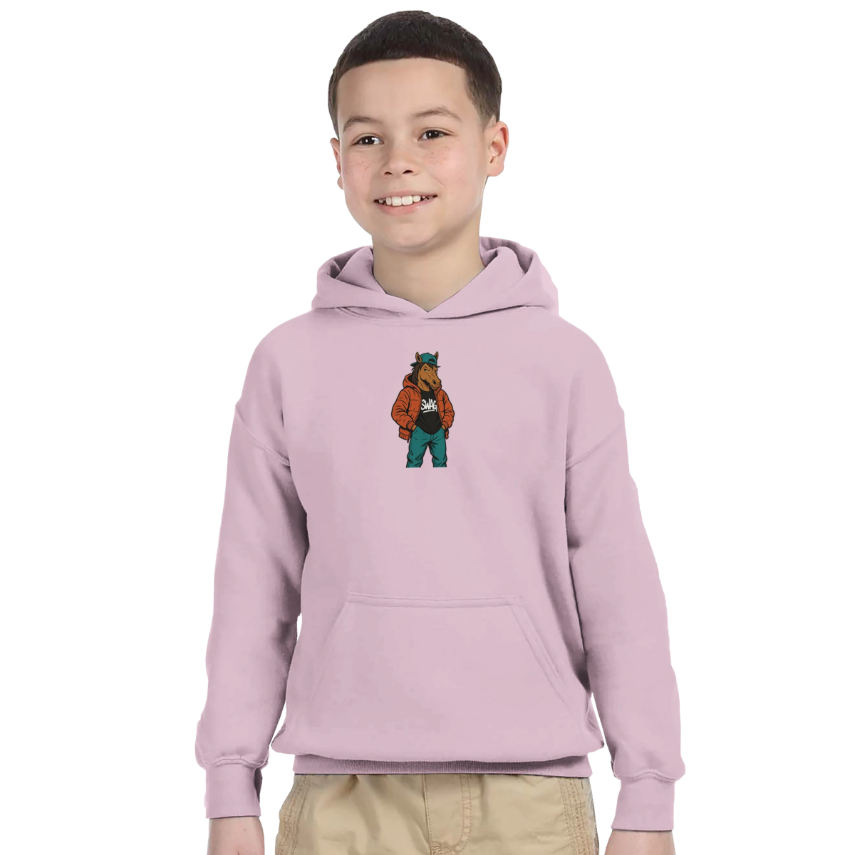 Cool Horse Swag Kids Hoodie - ROMAG Store
