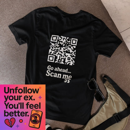 Unfollow your ex QR T-shirt - ROMAG Store