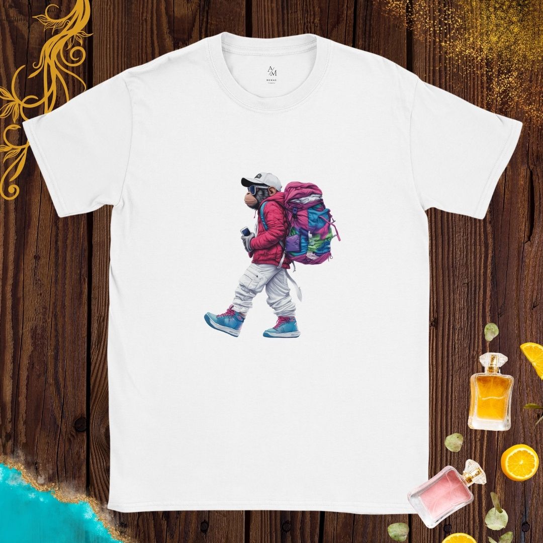 Travel Monkey at Animals Fashion Week T-shirt