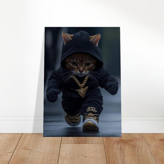 Urban Cat Canvas Art - ROMAG Store