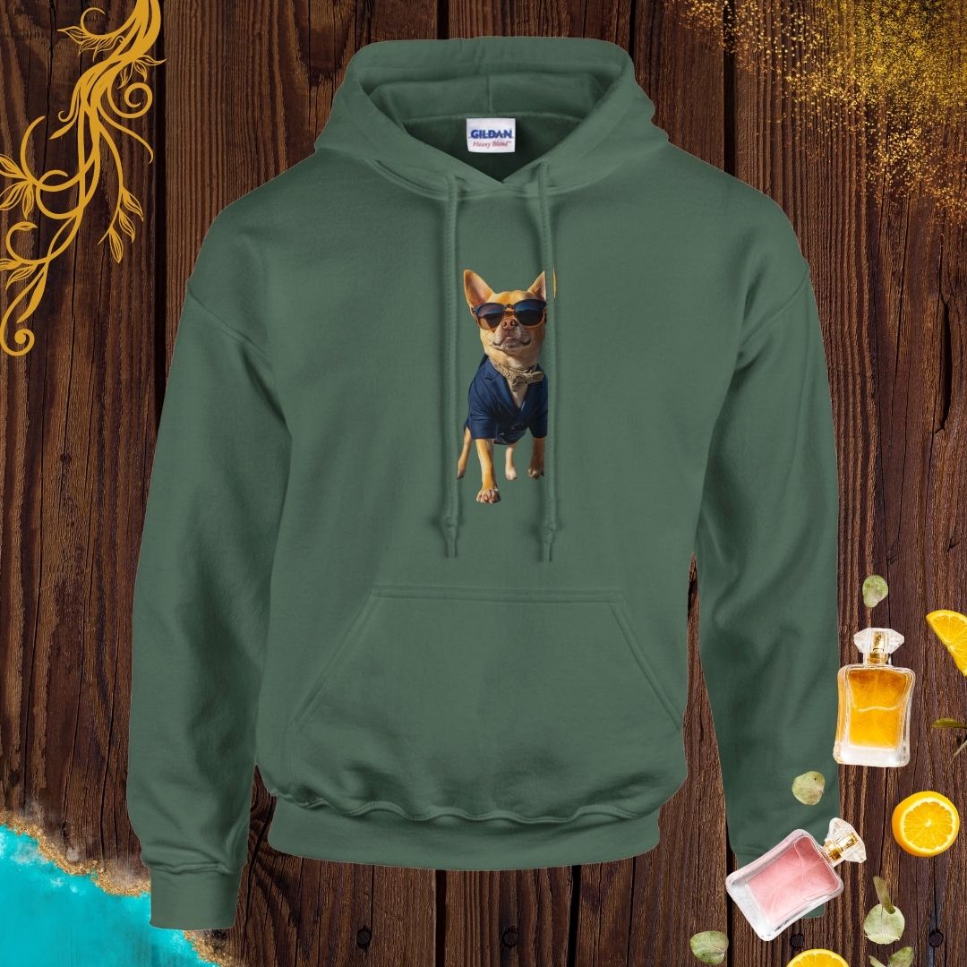 Chihuahua at Animals Fashion Week Hoodie