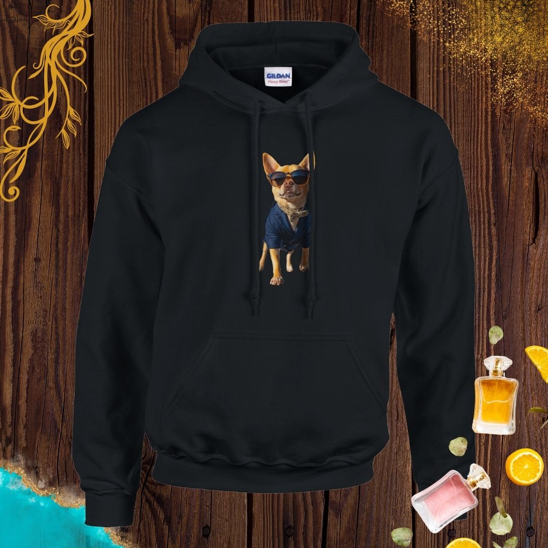 Chihuahua at Animals Fashion Week Hoodie