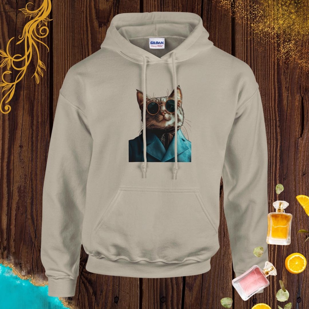 Cat at Animals Fashion Week Hoodie