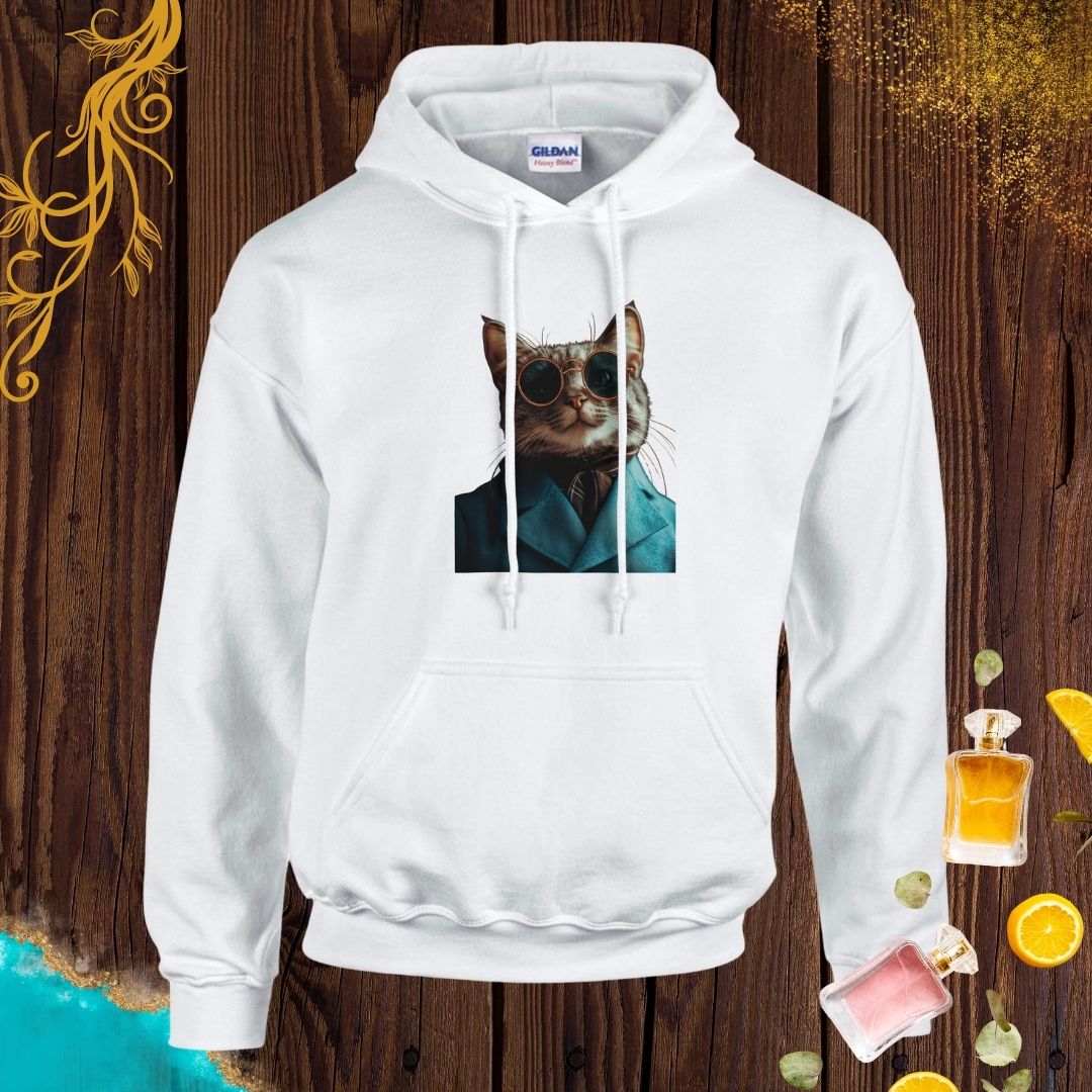 Cat at Animals Fashion Week Hoodie