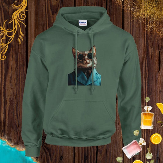 Cat at Animals Fashion Week Hoodie