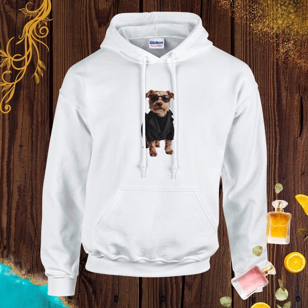 Dog at Animals Fashion Week Hoodie