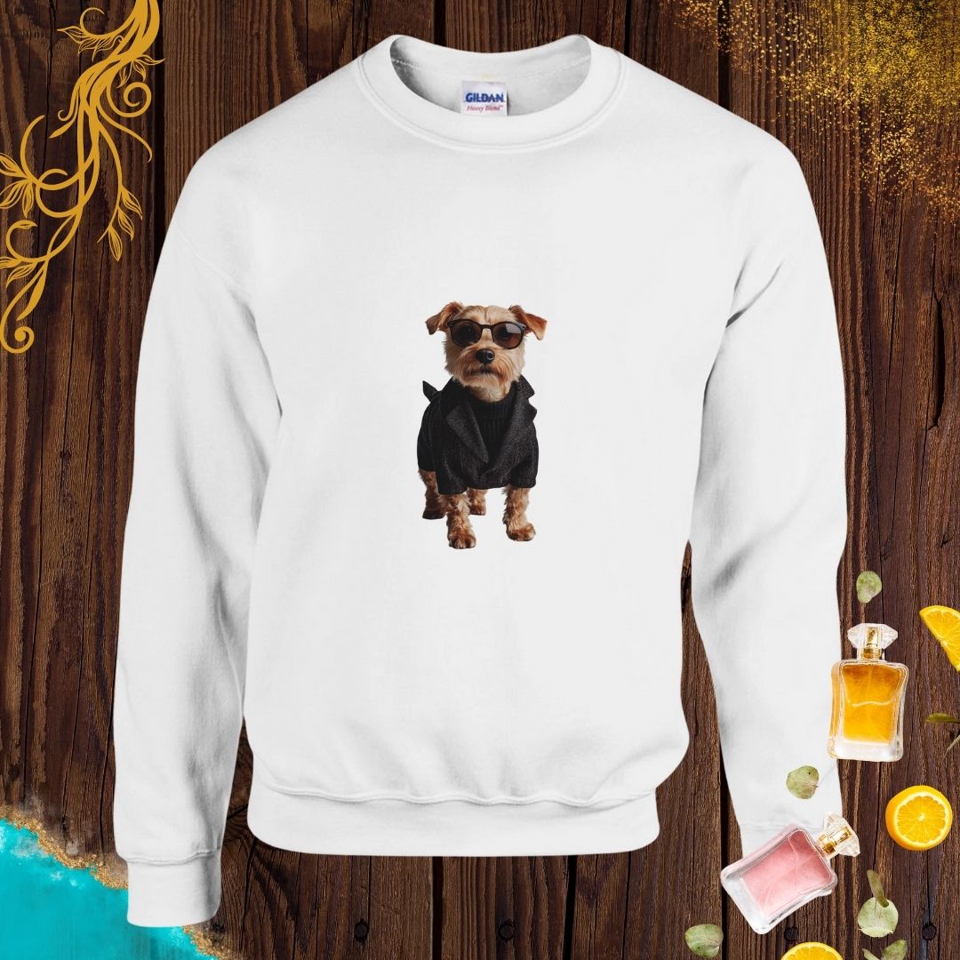 Dog at Animals Fashion Week Sweatshirt