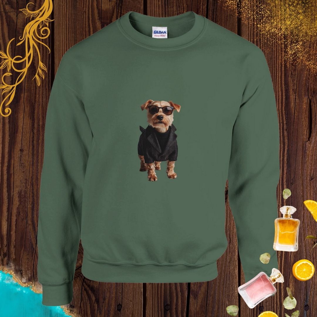 Dog at Animals Fashion Week Sweatshirt