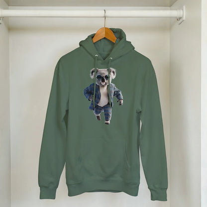 Cool Koala Plaid Suit Hoodie - ROMAG Store