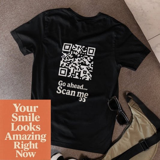 Your smile QR T-shirt - ROMAG Store