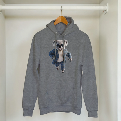 Cool Koala Plaid Suit Hoodie - ROMAG Store