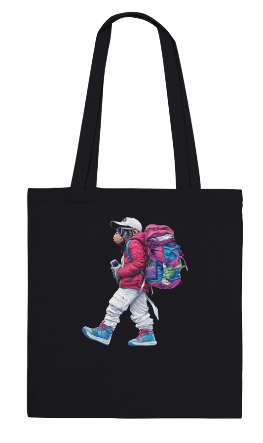 Vibrant Street Style Monkey Tote Bag - ROMAG Store