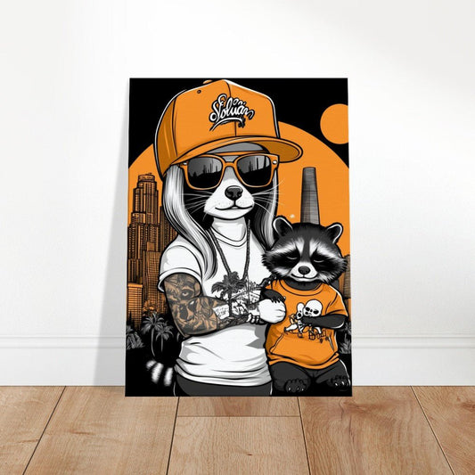 Urban Raccoon Street Style Canvas - ROMAG Store