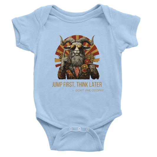 Goat Philosophy Baby Short Sleeve Bodysuit - ROMAG Store