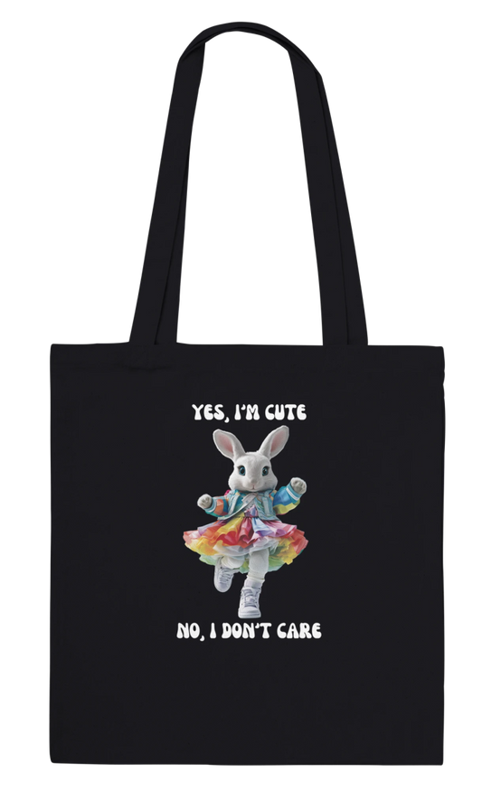 Rainbow Chic Rabbit Tote Bag - ROMAG Store