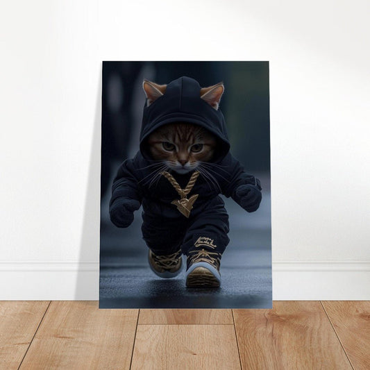 Urban Cat Canvas Art - ROMAG Store