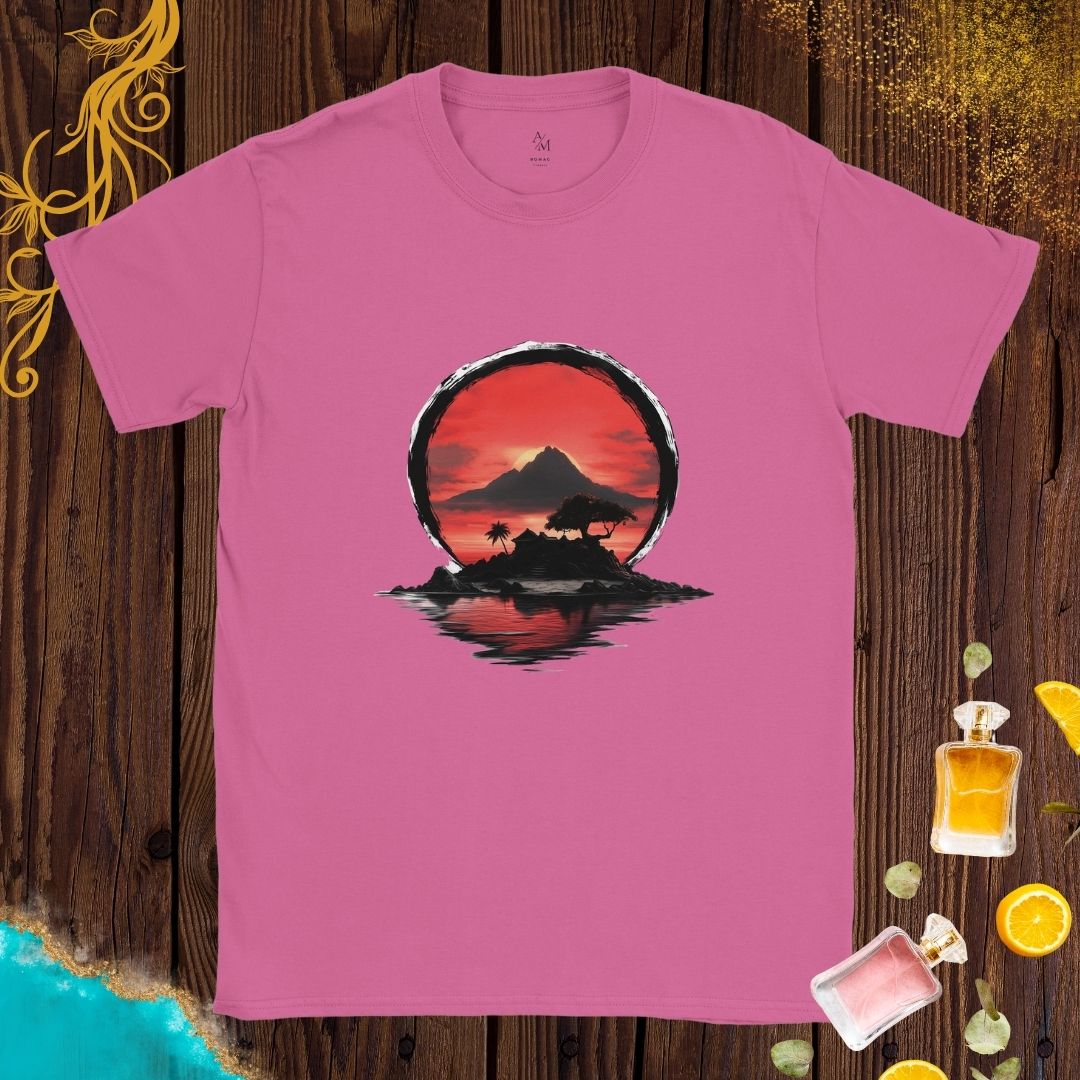 Cultures from around the world t-shirt: Japan Sunset