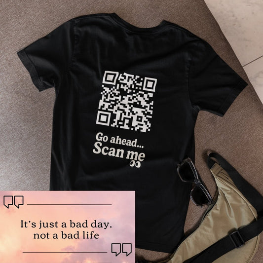 Bad Day QR T-shirt - ROMAG Store