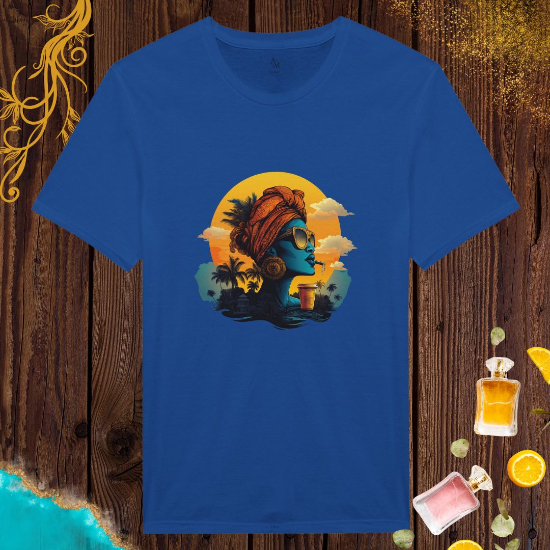 Cultures from around the world T-shirt: Caribbean sunrise