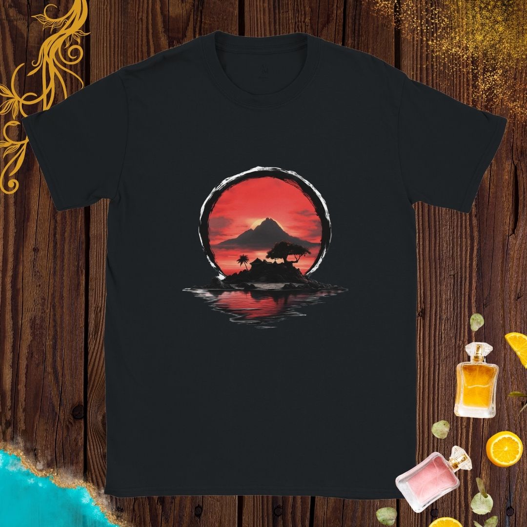 Cultures from around the world t-shirt: Japan Sunset