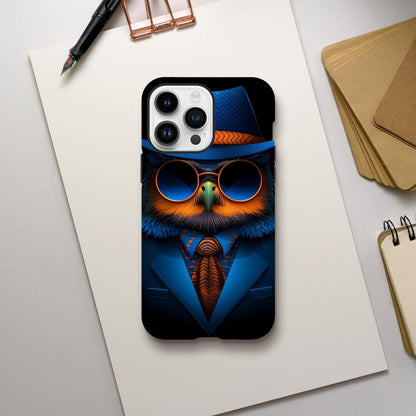 Sophisticated Owl in Fedora iPhone Tough Case - ROMAG Store