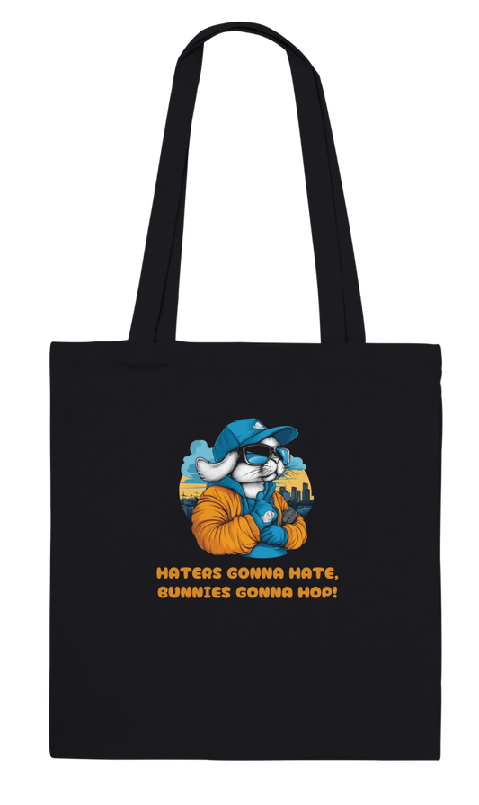 Haters Gonna Hate Bunny Tote Bag - ROMAG Store
