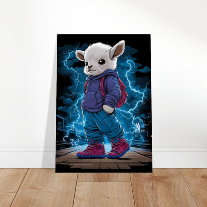 Urban Goat Chic Canvas Wall Art - ROMAG Store