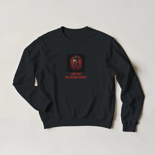Dapper Dachshund Sweatshirt – Unleash Your Inner Fashionista in 6 Stylish Hues - ROMAG Store