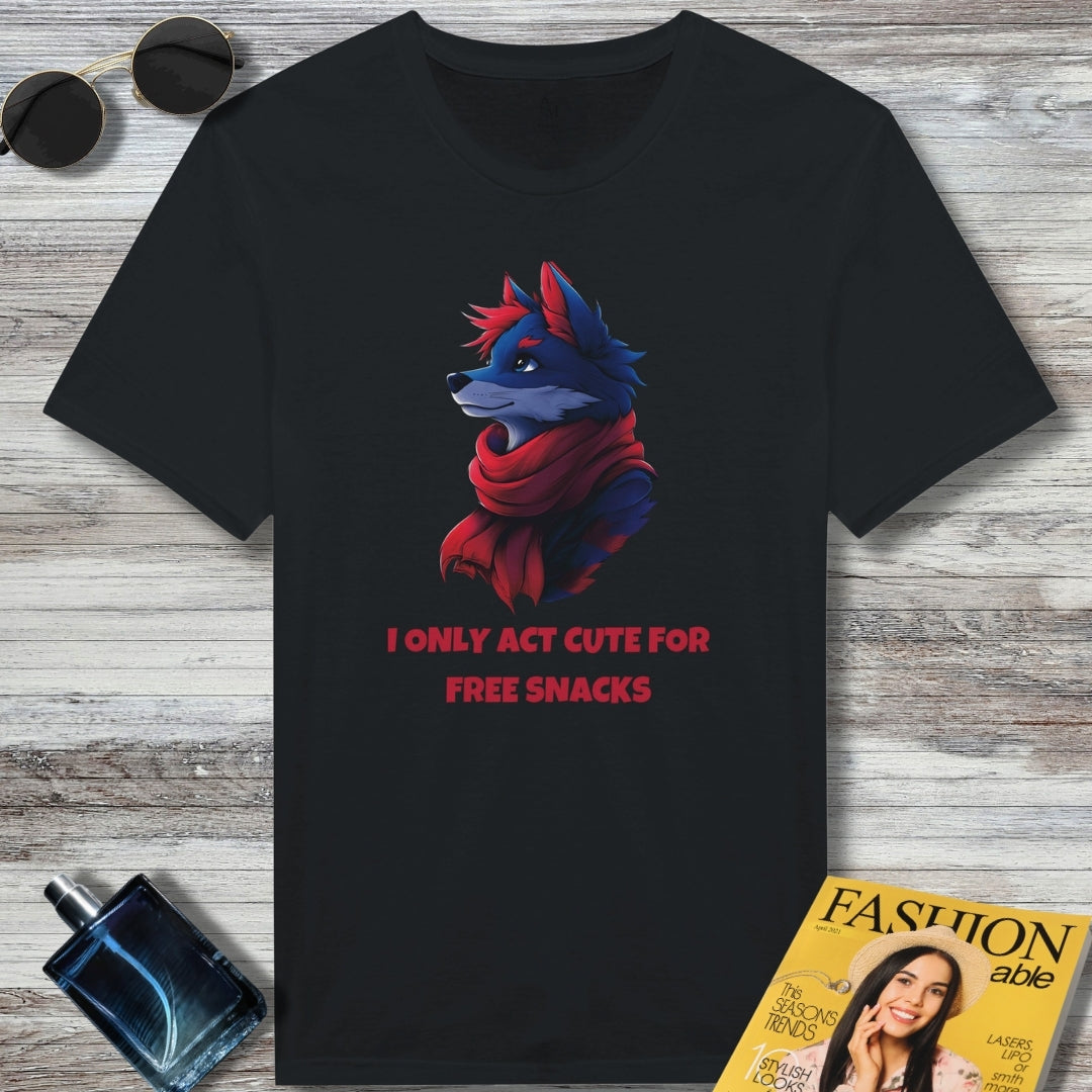 Act cute for free snacks AFW T-shirt