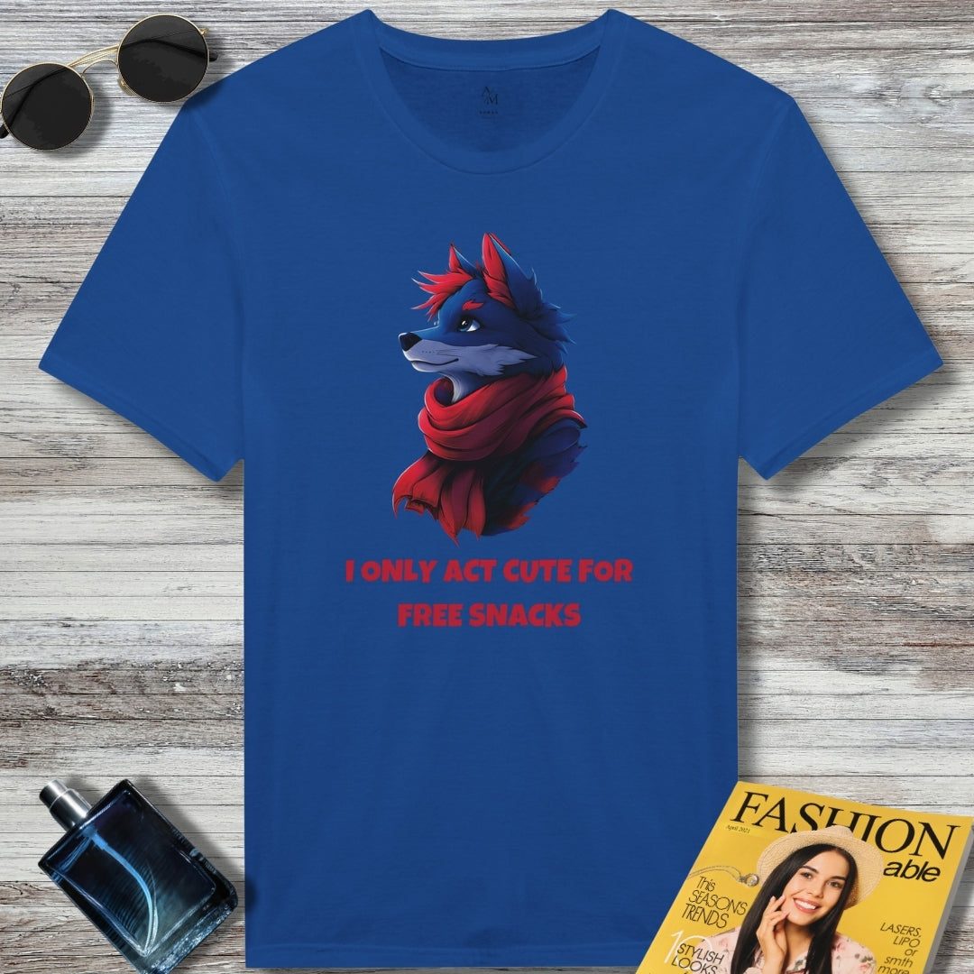 Act cute for free snacks AFW T-shirt