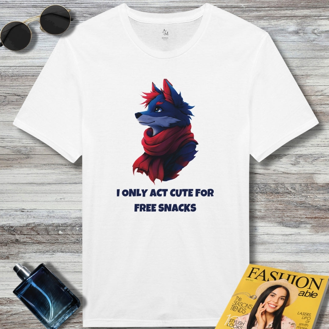 Act cute for free snacks AFW T-shirt