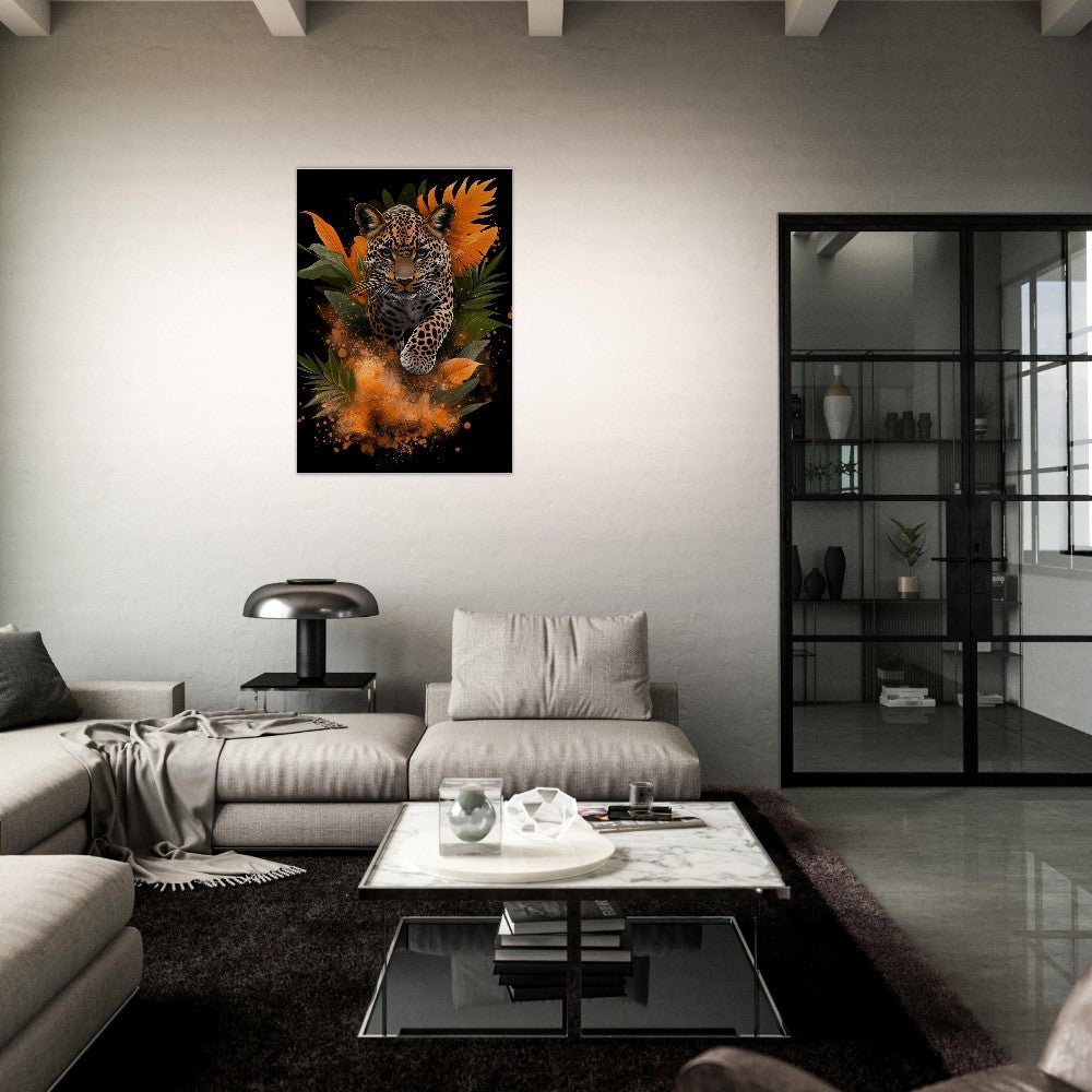 Leopard Jungle Canvas Art - ROMAG Store