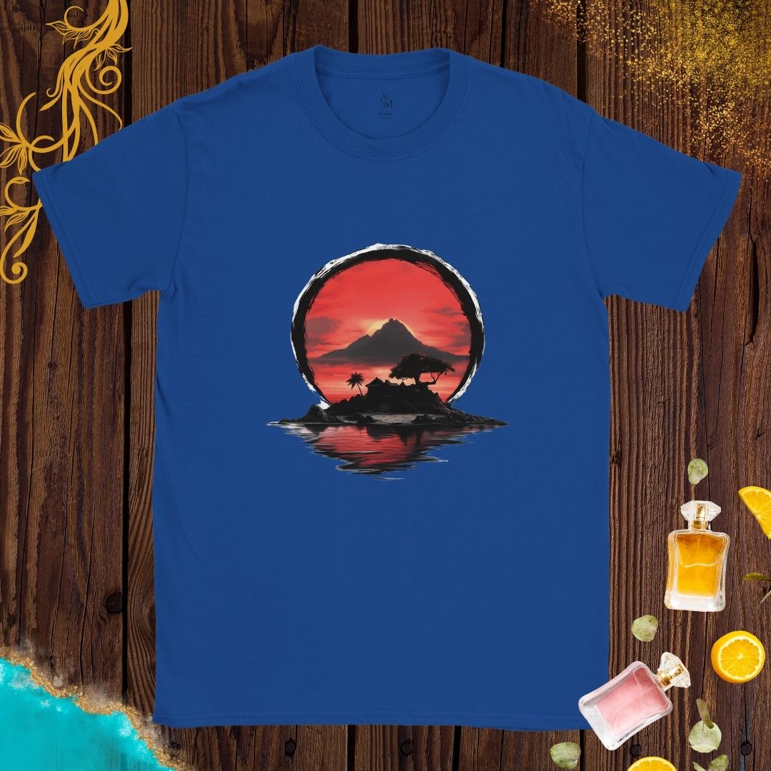 Cultures from around the world t-shirt: Japan Sunset