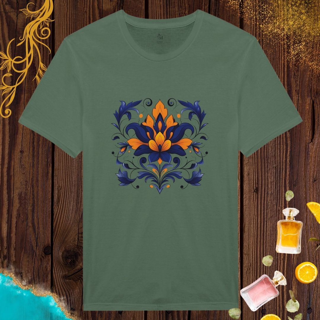 Cultures from around the world T-shirt: African flowers