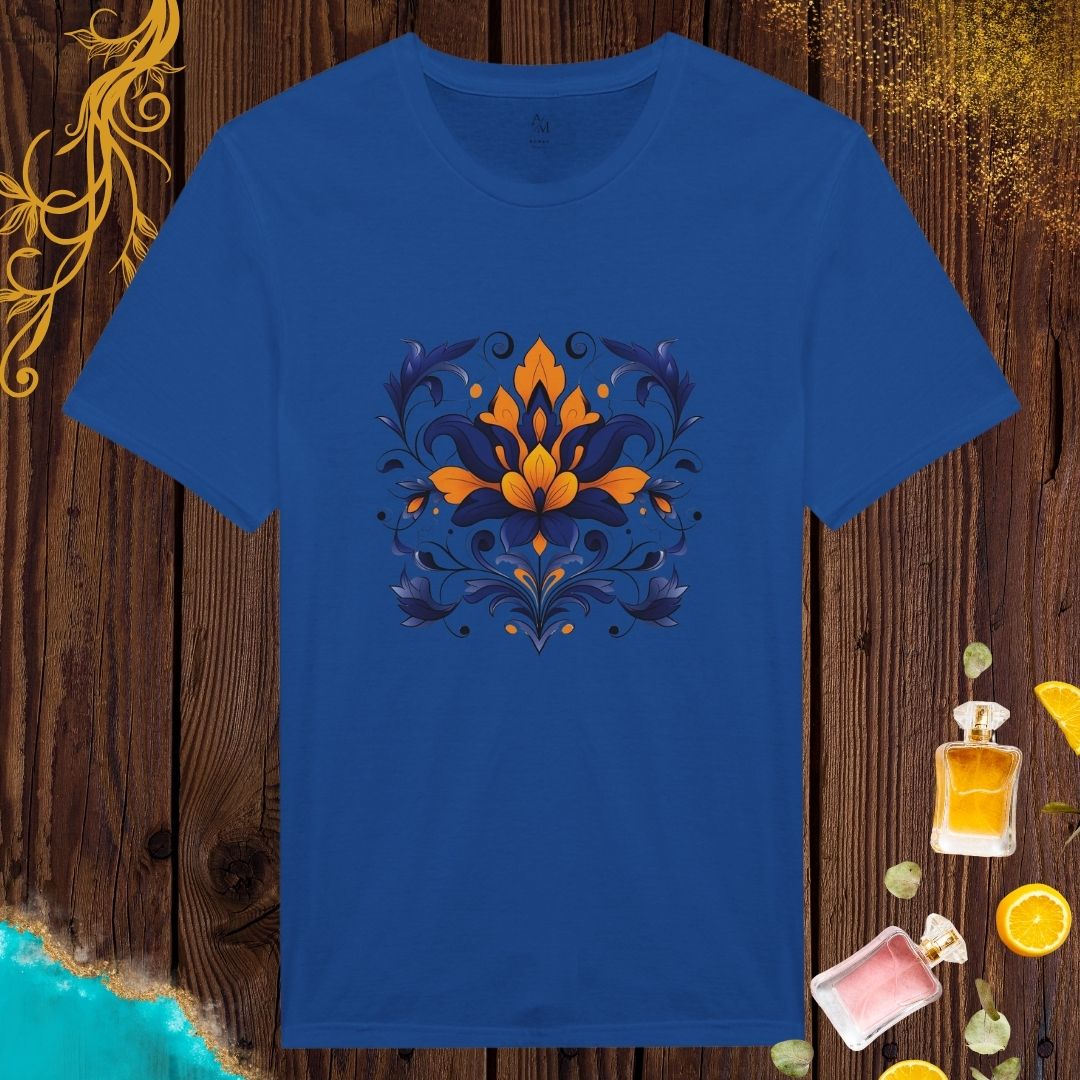 Cultures from around the world T-shirt: African flowers