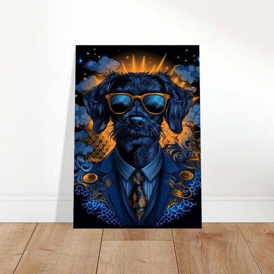 Dog Undercover Canvas Art - ROMAG Store